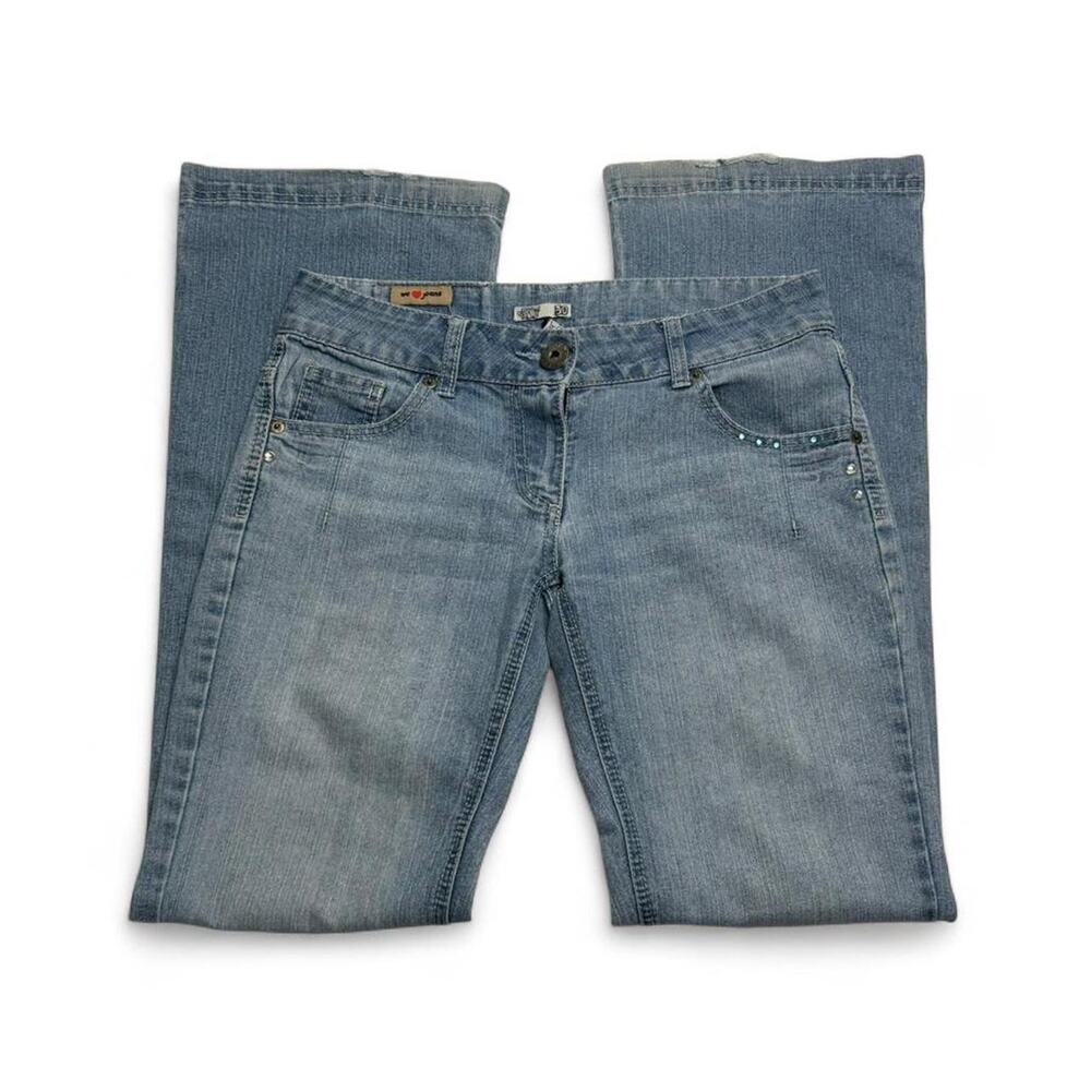 Low Rise Vintage Flared Light Denim Jeans Mcbling women’s size 30 We ❤️ jeans